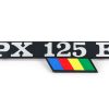 Targhetta Px125E per Vespa Px arcobaleno