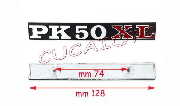 Targhetta PK50XL per Vespa Pk per cofano laterale